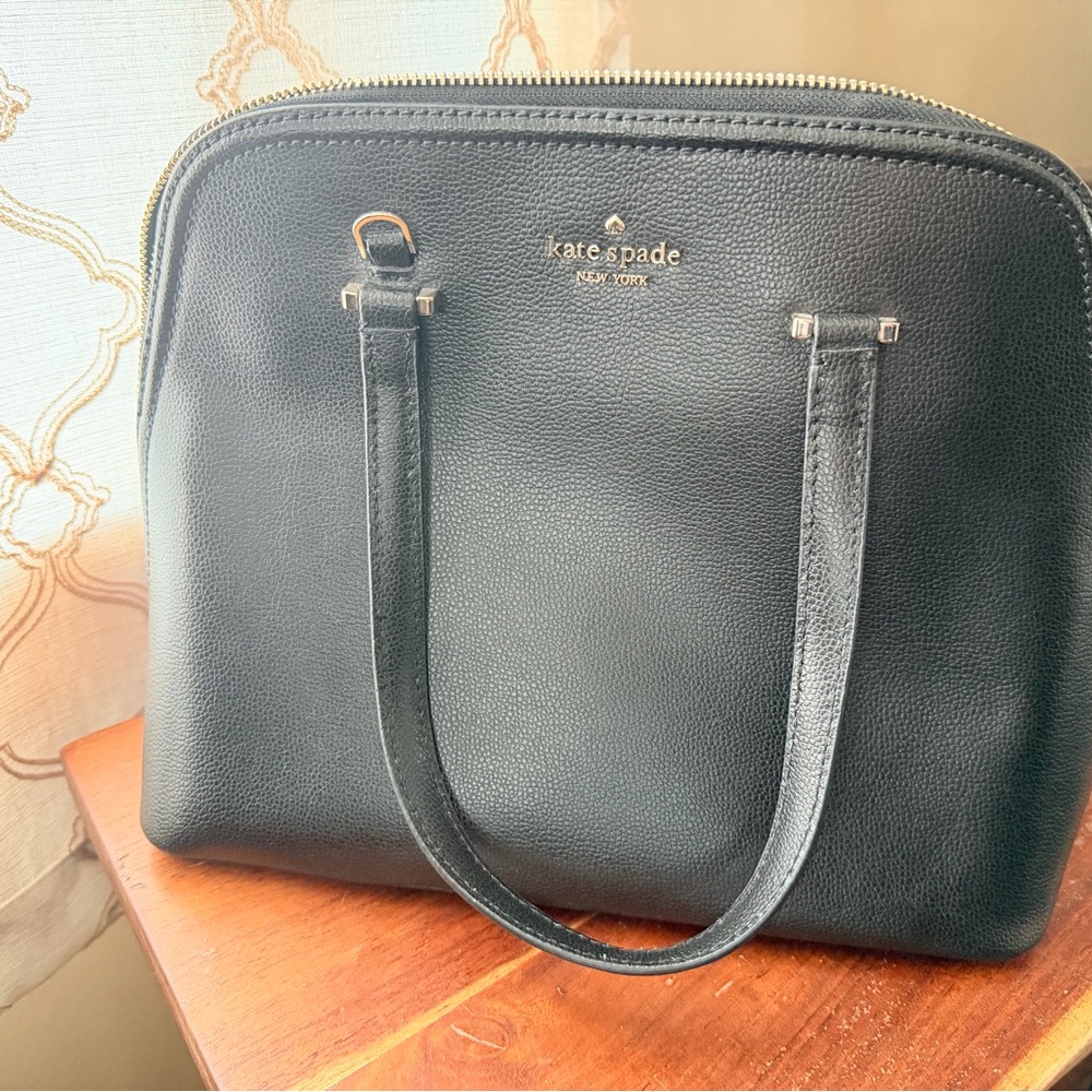 Kate Spade Black Leather Shoulder Bag